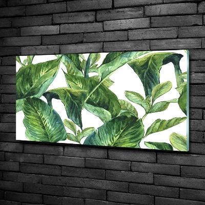 Quadro in verde Foglie