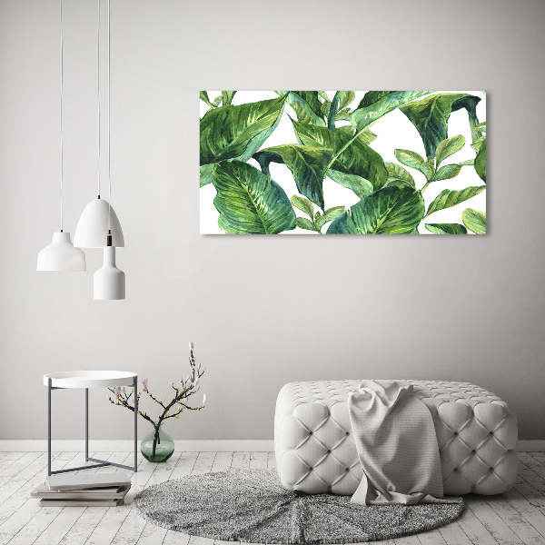 Quadro in verde Foglie