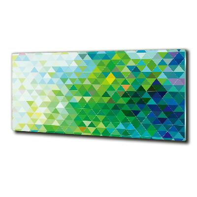 Quadro in vetro Triangoli astratti