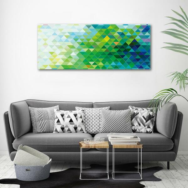 Quadro in vetro Triangoli astratti