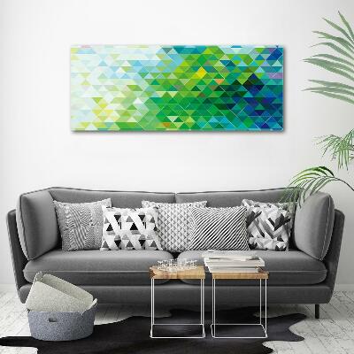 Quadro in vetro Triangoli astratti