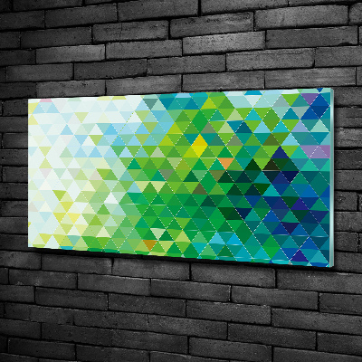 Quadro in vetro Triangoli astratti