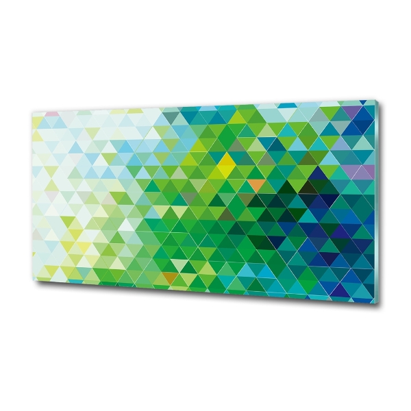 Quadro in vetro Triangoli astratti