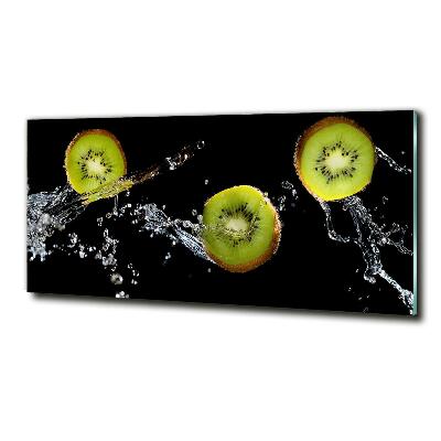 Quadro su vetro Kiwi e acqua