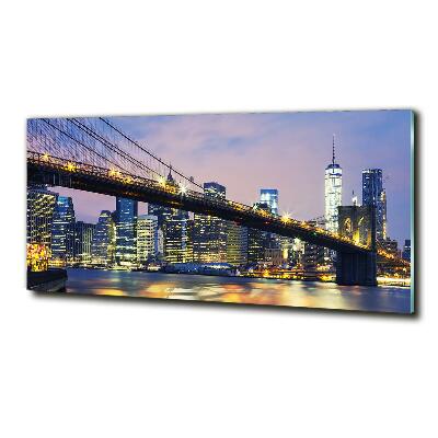 Quadro in verde Ponte di Brooklyn