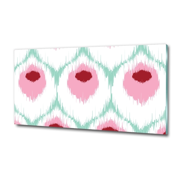 Quadro su vetro Motivo a pavone