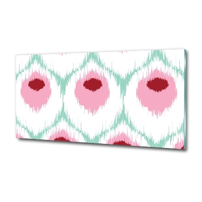 Quadro su vetro Motivo a pavone