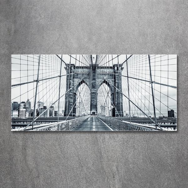 Quadro in verde Ponte di Brooklyn