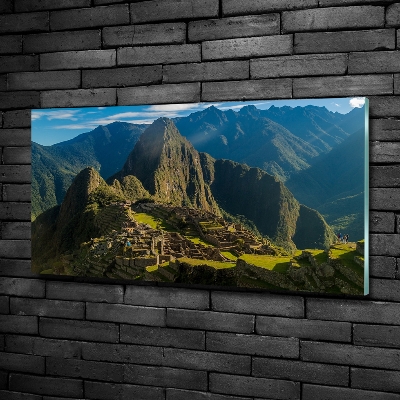 Quadro su vetro Rovine di Machu Picchu