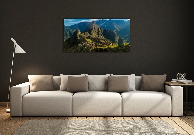 Quadro su vetro Rovine di Machu Picchu
