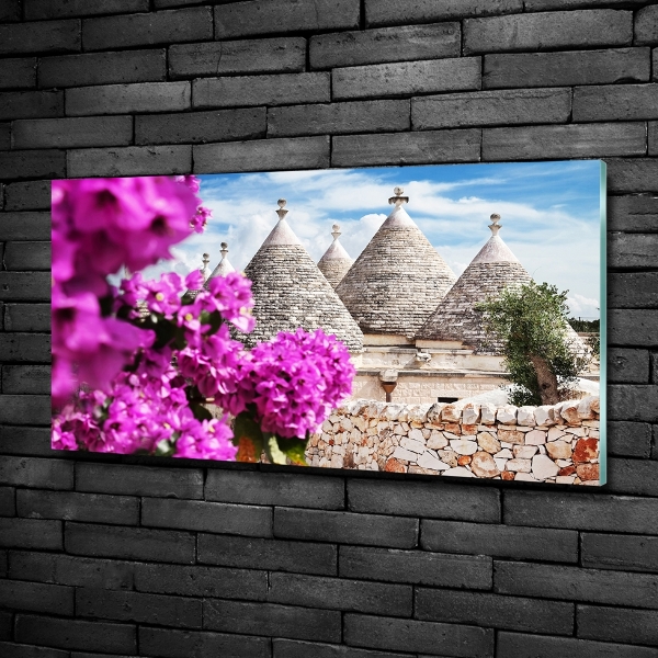 Quadro vetro Case Trulli