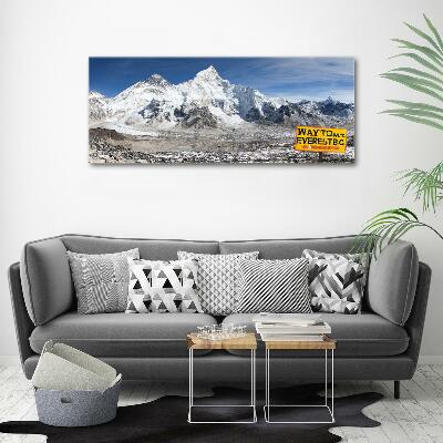 Quadro su vetro Monte Everest