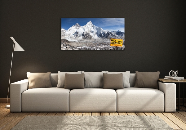 Quadro su vetro Monte Everest