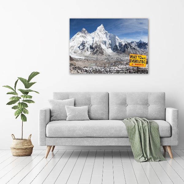 Quadro su vetro Monte Everest
