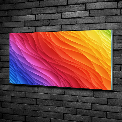 Quadro in verde Piogge colorate