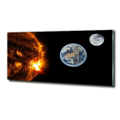 Quadro su vetro Sistema solare
