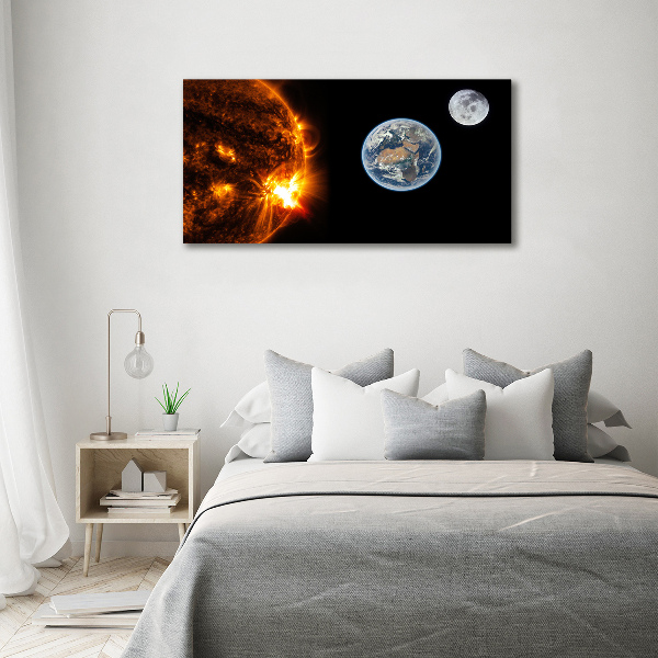 Quadro su vetro Sistema solare