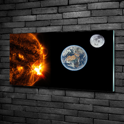 Quadro su vetro Sistema solare