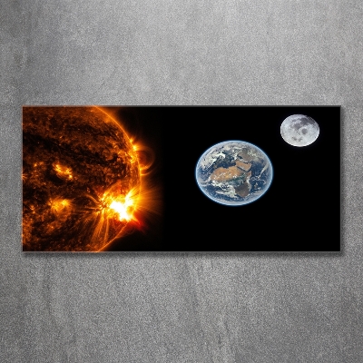 Quadro su vetro Sistema solare