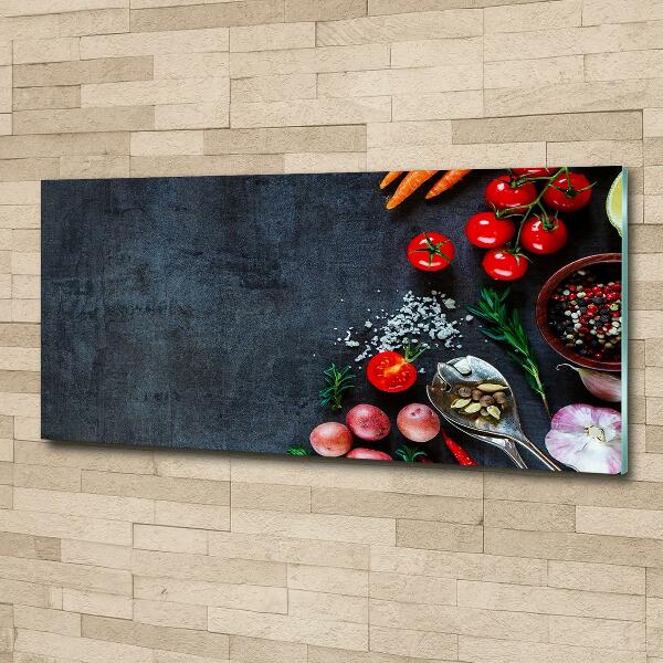 Quadro su vetro Ingredienti