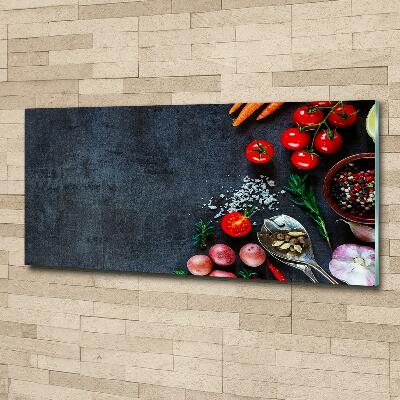 Quadro su vetro Ingredienti