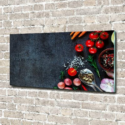 Quadro su vetro Ingredienti