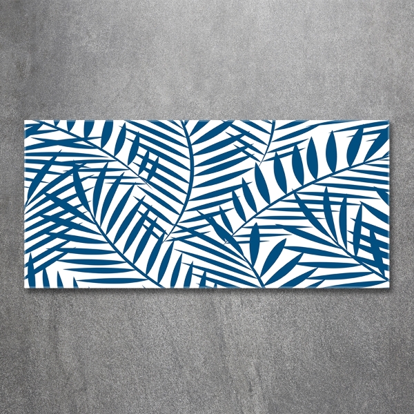 Quadro vetro Foglie di palma