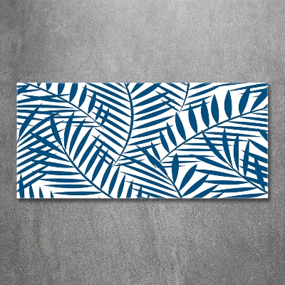 Quadro vetro Foglie di palma