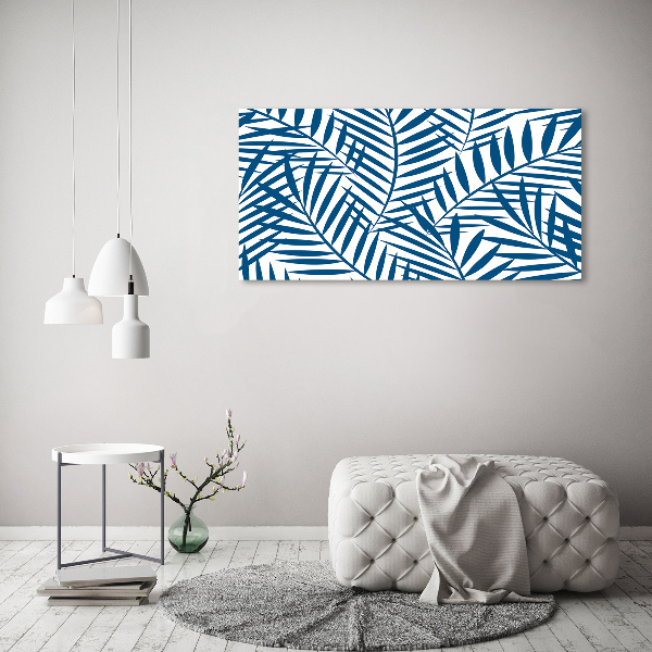 Quadro vetro Foglie di palma
