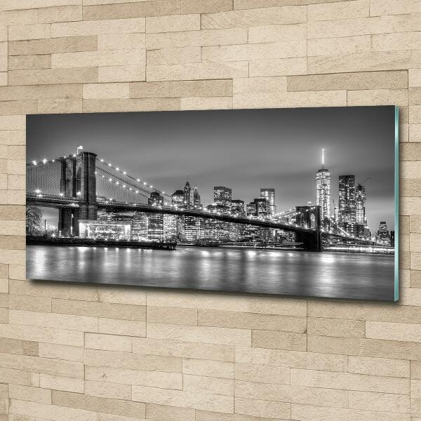 Quadro in verde Ponte di Brooklyn