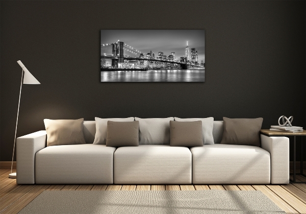 Quadro in verde Ponte di Brooklyn