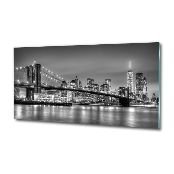 Quadro in verde Ponte di Brooklyn