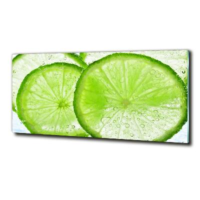 Quadro vetro Lime sott'acqua