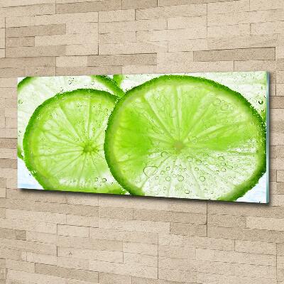 Quadro vetro Lime sott'acqua