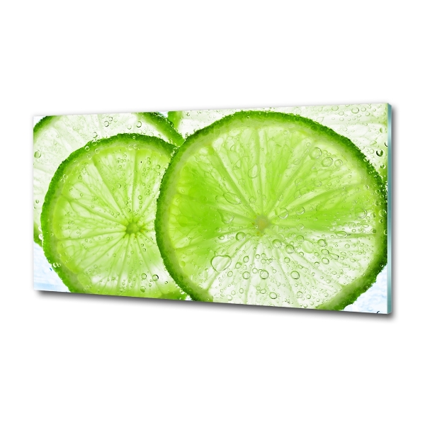 Quadro vetro Lime sott'acqua