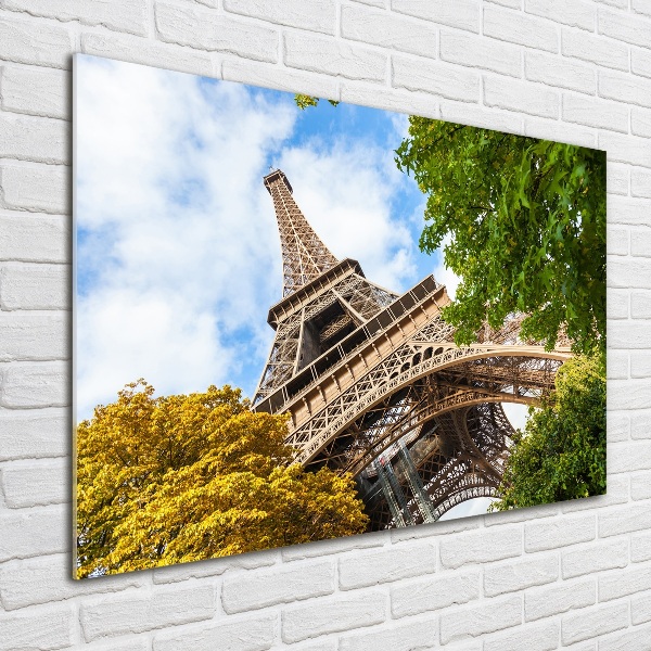 Quadro su vetro Torre Eiffel Parigi