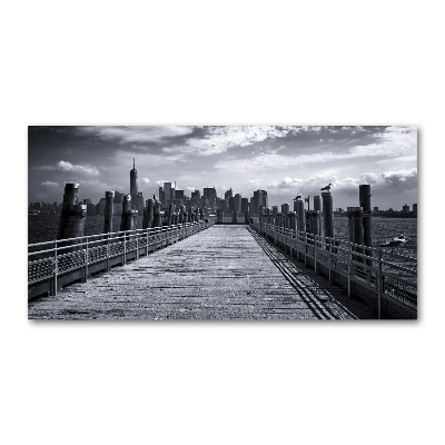 Quadro su vetro Panorama di New York
