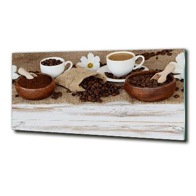 Quadro vetro Una tazza di caffè