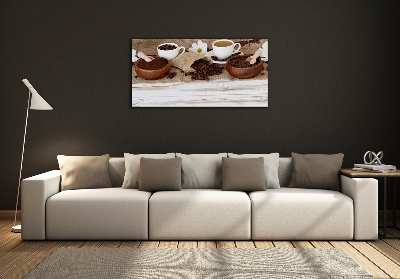 Quadro vetro Una tazza di caffè