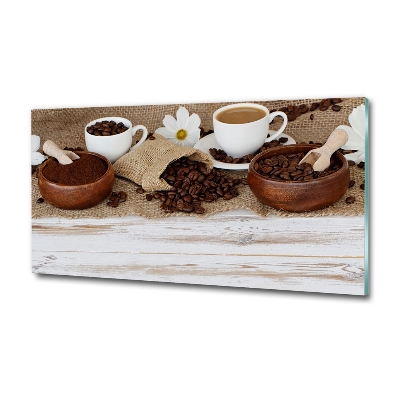 Quadro vetro Una tazza di caffè