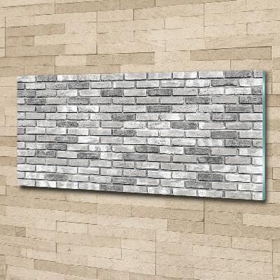 Quadro in vetro Muro di mattoni