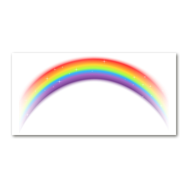 Quadro in vetro Arcobaleno