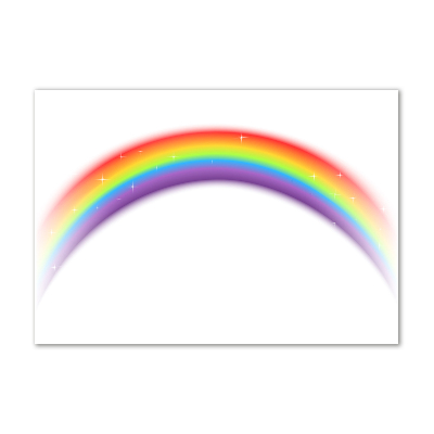 Quadro in vetro Arcobaleno