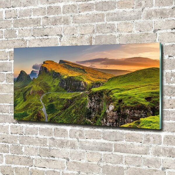 Quadro su vetro Highlands scozzesi