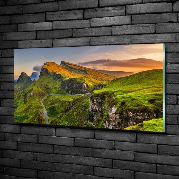 Quadro su vetro Highlands scozzesi