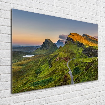 Quadro su vetro Highlands scozzesi