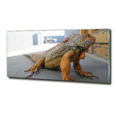 Quadro in verde Iguana
