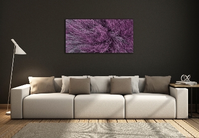 Quadro su vetro Pelliccia rosa