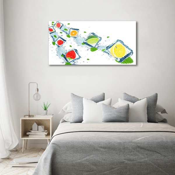 Quadro su vetro Cubetti di frutta