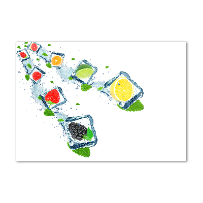 Quadro su vetro Cubetti di frutta